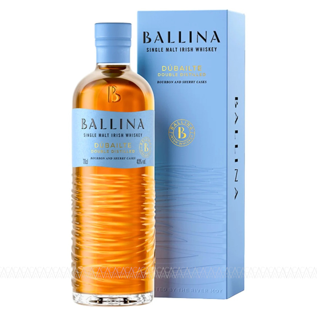 Ballina Dubailte Double Distilled Single Malt Irish Whiskey 700ml Ballina Dubailte Double Distilled Single Malt Irish Whiskey 700ml