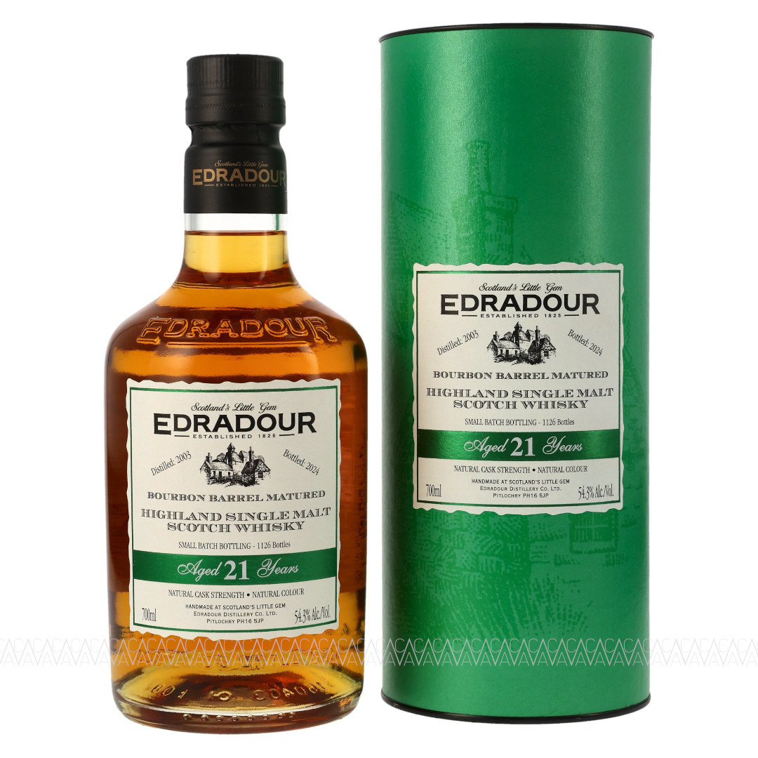 Edradour 21 Years Old Vintage 2003 Bourbon Barrel Single Malt Scotch Whisky 54,3% 700ml Edradour 21 Years Old Vintage 2003 Bourbon Barrel Single Malt Scotch Whisky 54,3% 700ml