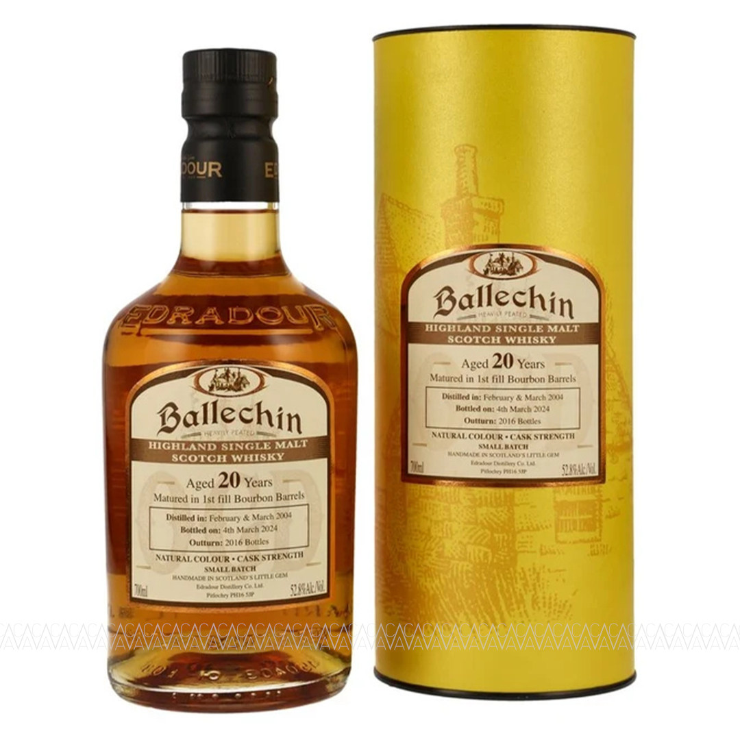 Edradour Ballechin 20 Years Old Bourbon Cask Single Malt Scotch Whisky 52,8% 700ml Edradour Ballechin 20 Years Old Bourbon Cask Single Malt Scotch Whisky 52,8% 700ml