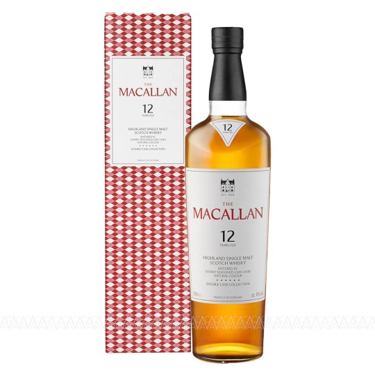 Macallan 12 Years Old Double Cask Single Malt Scotch Whisky Colour Collection 700ml