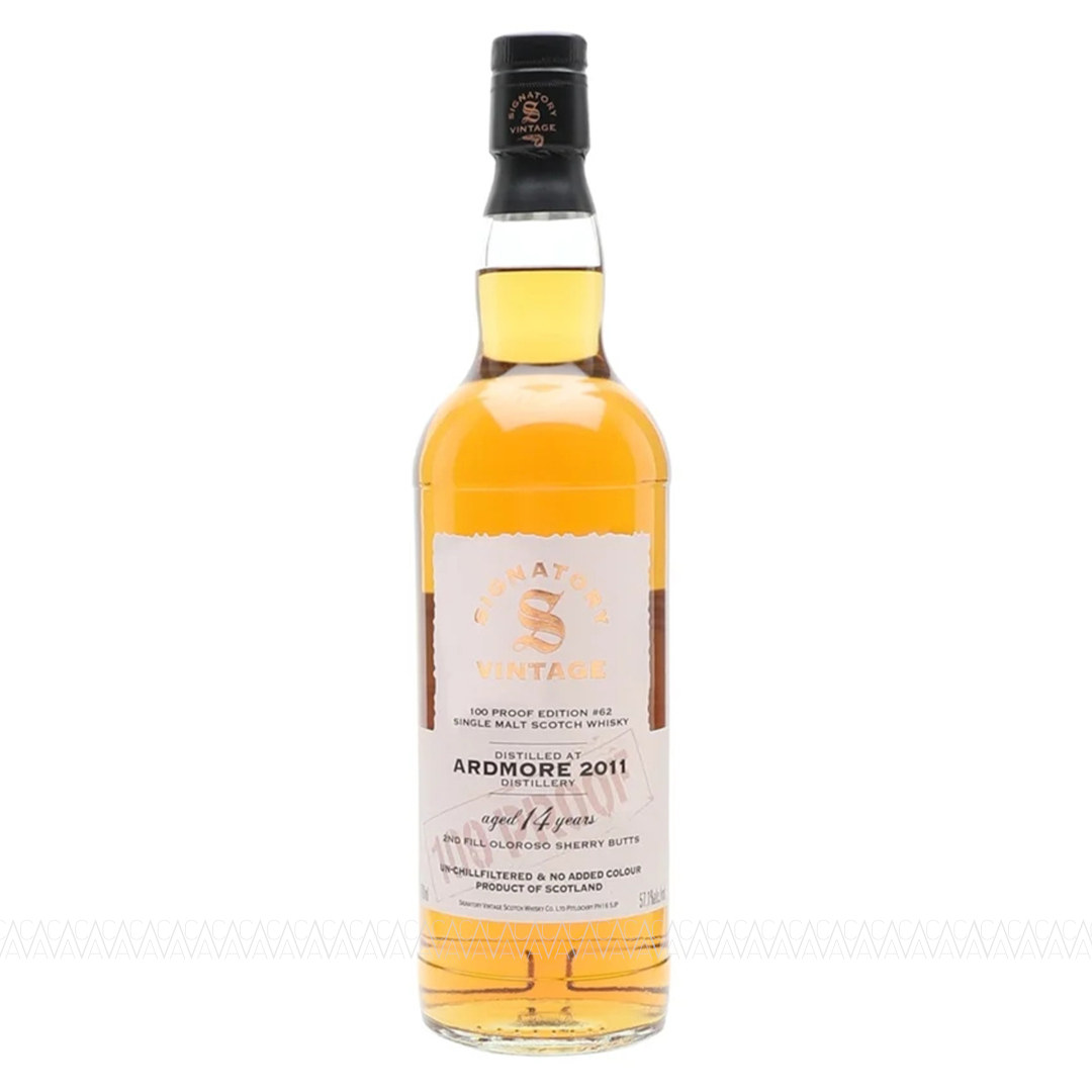 Signatory Vintage Ardmore 14 YO 2nd Fill Oloroso Butts 100 Proof Edition #62 Whisky 57,1% 700ml Signatory Vintage Ardmore 14 YO 2nd Fill Oloroso Butts 100 Proof Edition #62 Whisky 57,1% 700ml