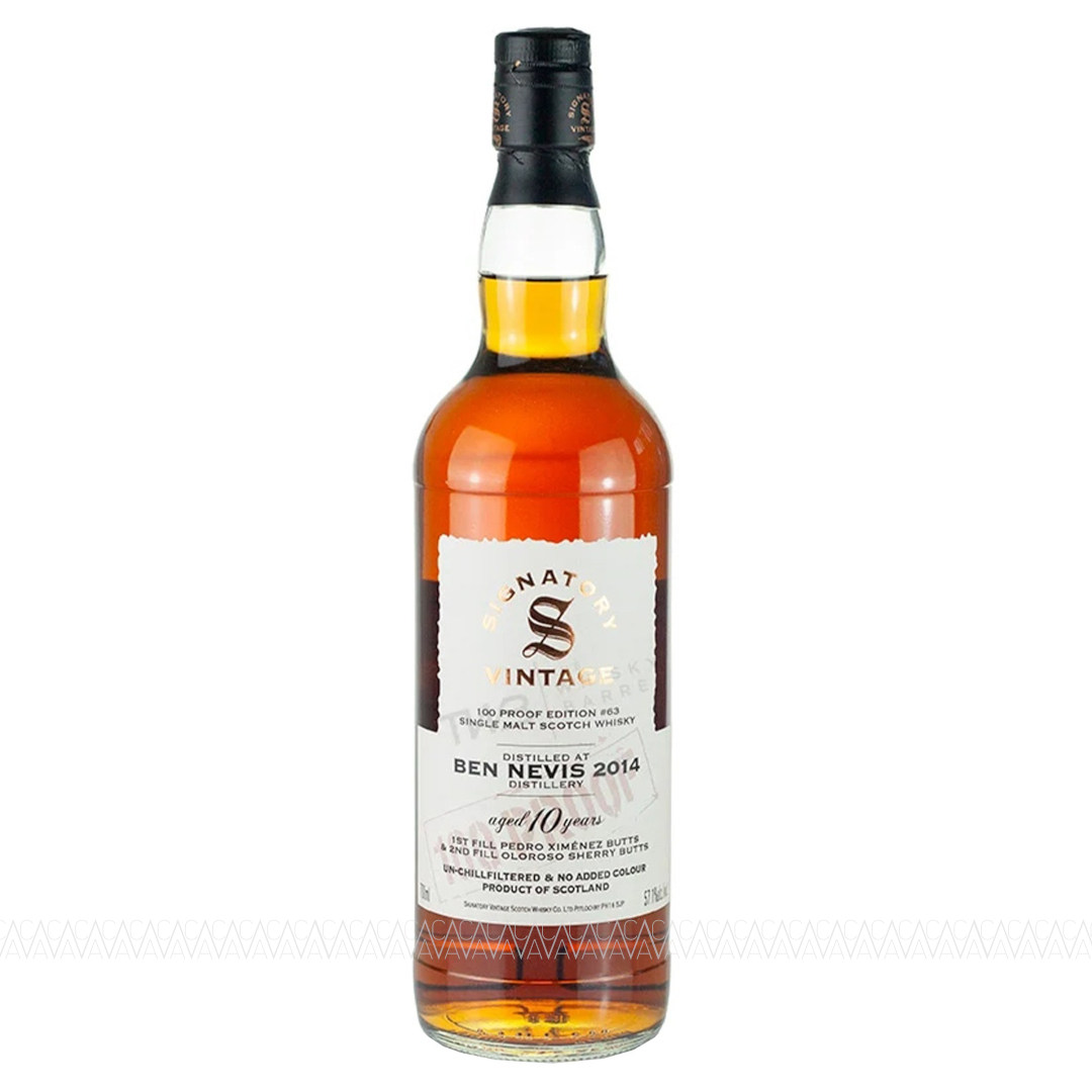 Signatory Vintage Ben Nevis 10 YO 100 Proof Edition #63 Whisky 57,1% 700ml Signatory Vintage Ben Nevis 10 YO 100 Proof Edition #63 Whisky 57,1% 700ml
