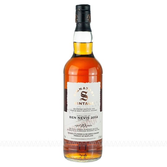 Signatory Vintage Ben Nevis 10 YO 100 Proof Edition #63 Whisky 57,1% 700ml Signatory Vintage Ben Nevis 10 YO 100 Proof Edition #63 Whisky 57,1% 700ml