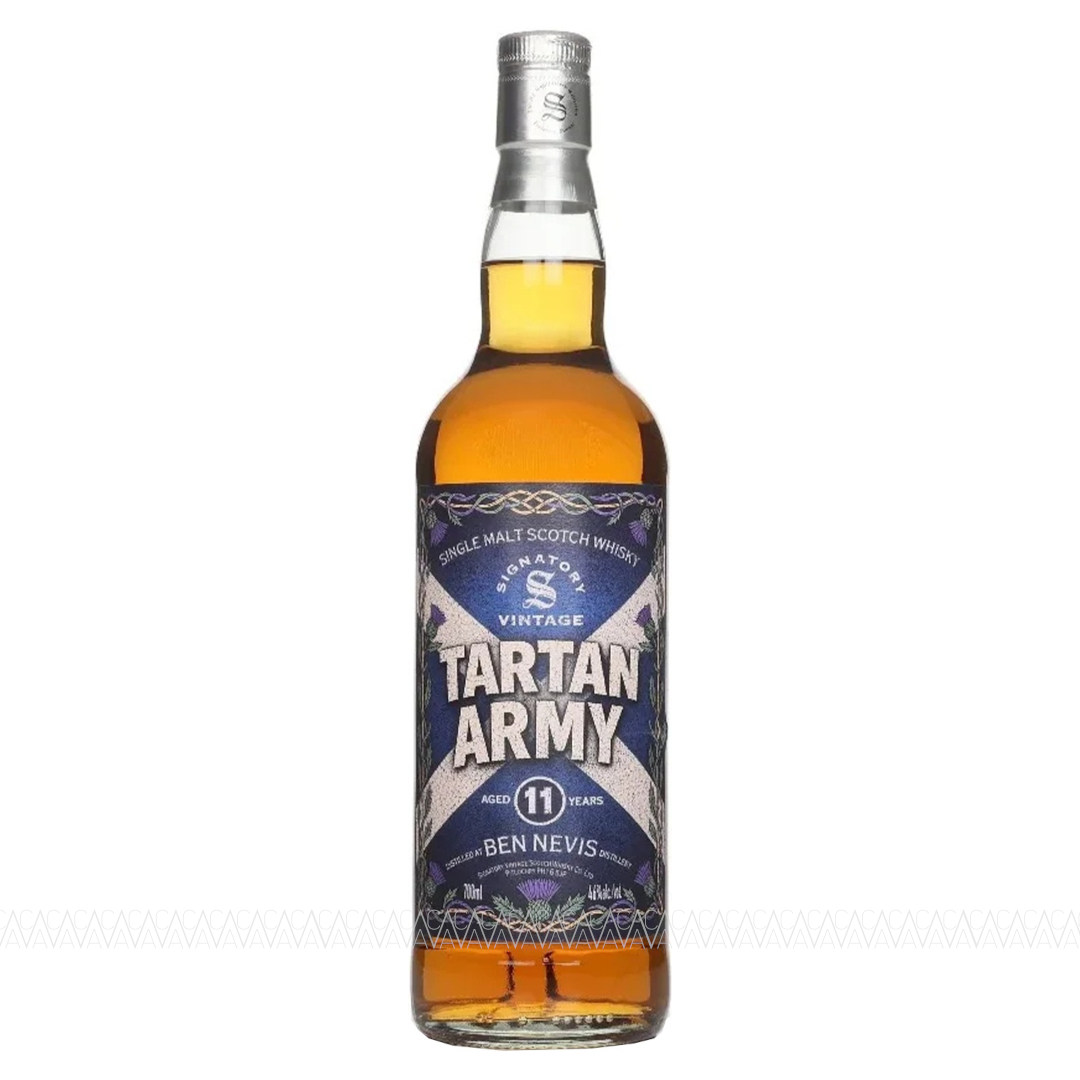Signatory Vintage Ben Nevis 11 YO Sherry Casks Tartan Army Whisky 46% 700ml Signatory Vintage Ben Nevis 11 YO Sherry Casks Tartan Army Whisky 46% 700ml