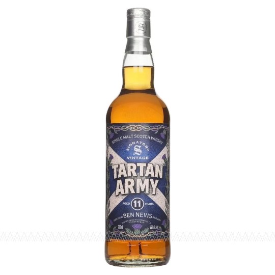 Signatory Vintage Ben Nevis 11 YO Sherry Casks Tartan Army Whisky 46% 700ml Signatory Vintage Ben Nevis 11 YO Sherry Casks Tartan Army Whisky 46% 700ml