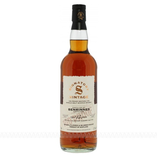 Signatory Vintage Benrinnes 13 YO 1st Fill Oloroso Butts 100 Proof Edition #78 Whisky 57,1% 700ml