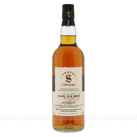 Signatory Vintage Caol Ila 13 YO 1st Fill & Refill Oloroso Sherry Butts 100 Proof Edition #70 Whisky 57,1% 700ml Signatory Vintage Caol Ila 13 YO 1st Fill & Refill Oloroso Sherry Butts 100 Proof Edition #70 Whisky 57,1% 700ml
