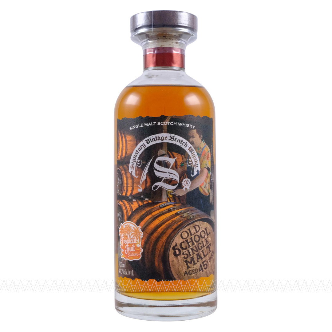 Signatory Vintage Old School Tropical Fruit Edition 45 Years Old Single Malt Scotch Whisky 43,3% 700ml Signatory Vintage Old School Tropical Fruit Edition 45 Years Old Single Malt Scotch Whisky 43,3% 700ml