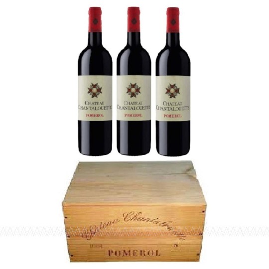 Jean Pierre Moueix Chateau Chantalouette Ερυθρός Ξηρός Οίνος Γαλλίας 3x750ml Σε Ξυλοκιβώτιο