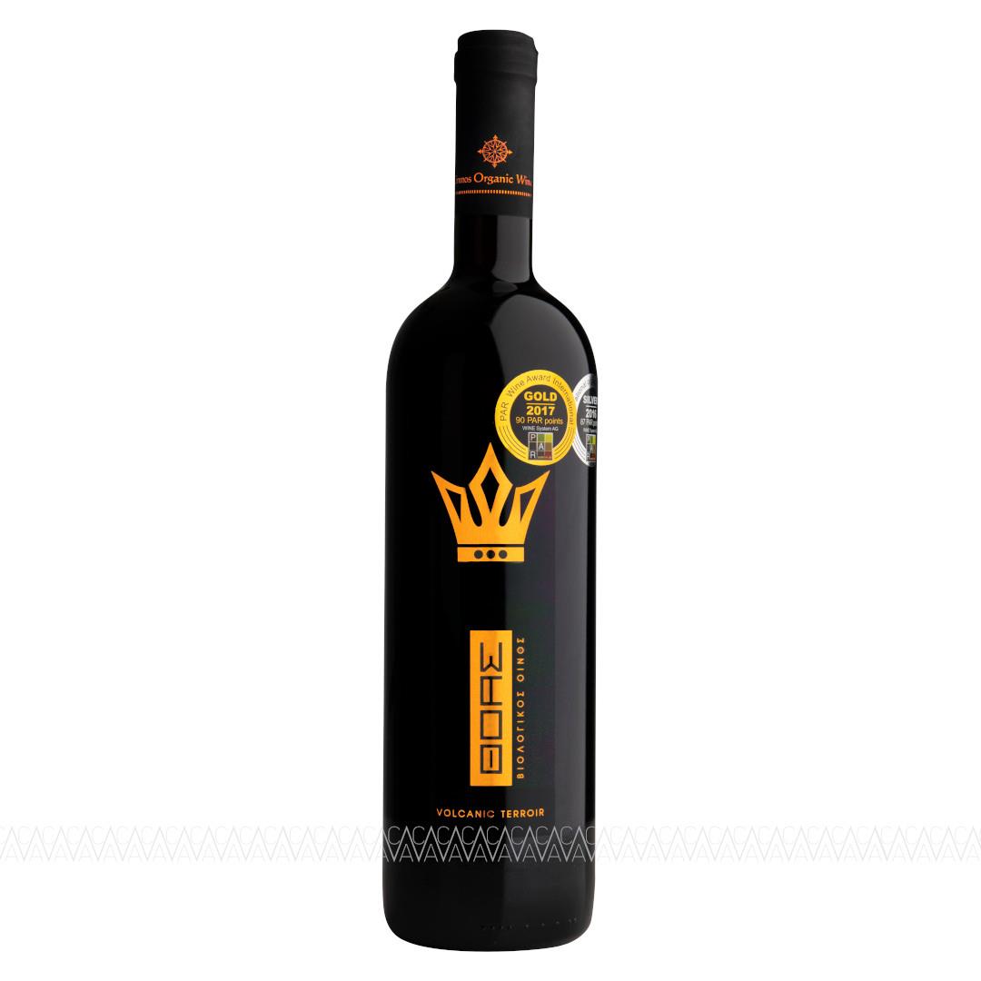 Limnos Organic Wines Θόας Ερυθρός Ημίγλυκος Βιολογικός Οίνος 750ml