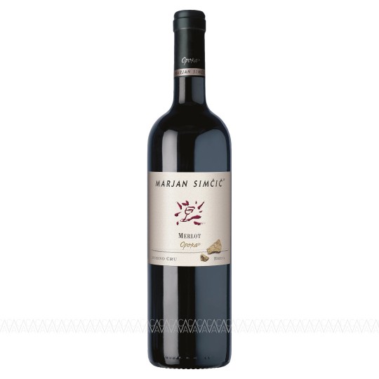 Marjan Simcic Merlot Opoka Trobno Cru Ερυθρός Ξηρός Οίνος Ιταλίας 750ml 