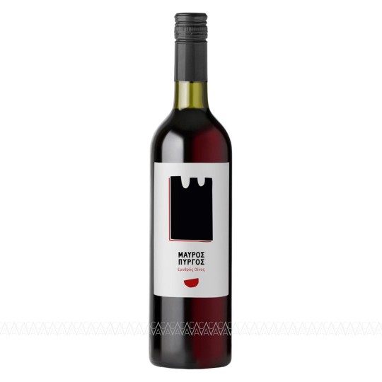 Μαύρος Πύργος Ερυθρός Οίνος 750ml