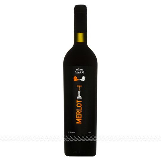 Οίνοι Αδάμ Merlot Ερυθρός Ξηρός Οίνος 750ml