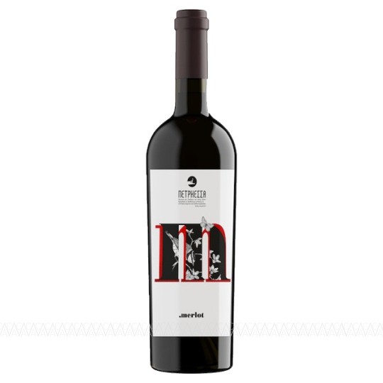 Πετρήεσσα Merlot Ερυθρός Ξηρός Οίνος 750ml