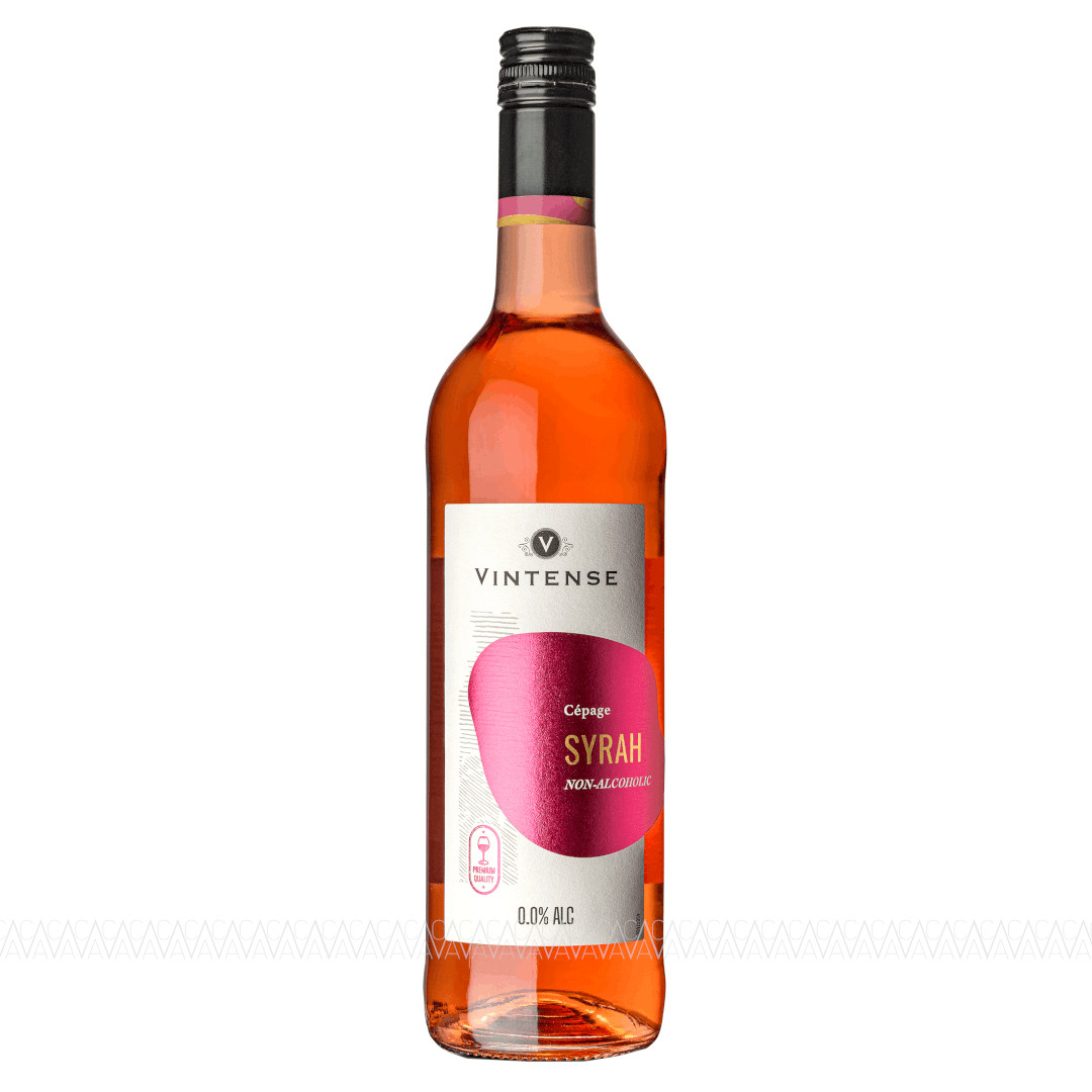 Vintense Syrah Ροζέ Ξηρός Οίνος Βελγίου Χωρίς Αλκοόλ 750ml