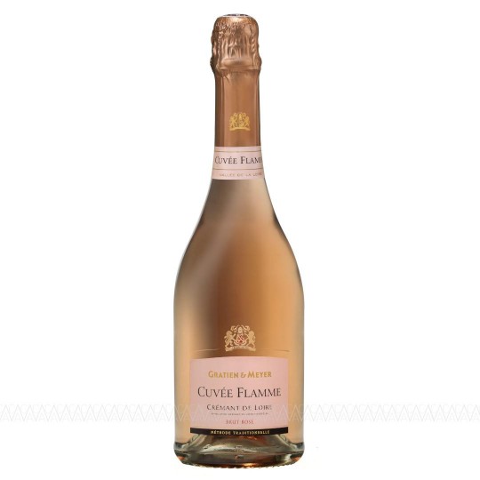 Gratien & Meyer Cuvee Flamme Rose Brut Αφρώδης Οίνος Γαλλίας 750ml