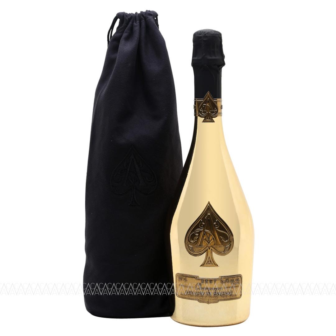 Armand de Brignac Gold Brut Champagne 750ml in Velvet Bag