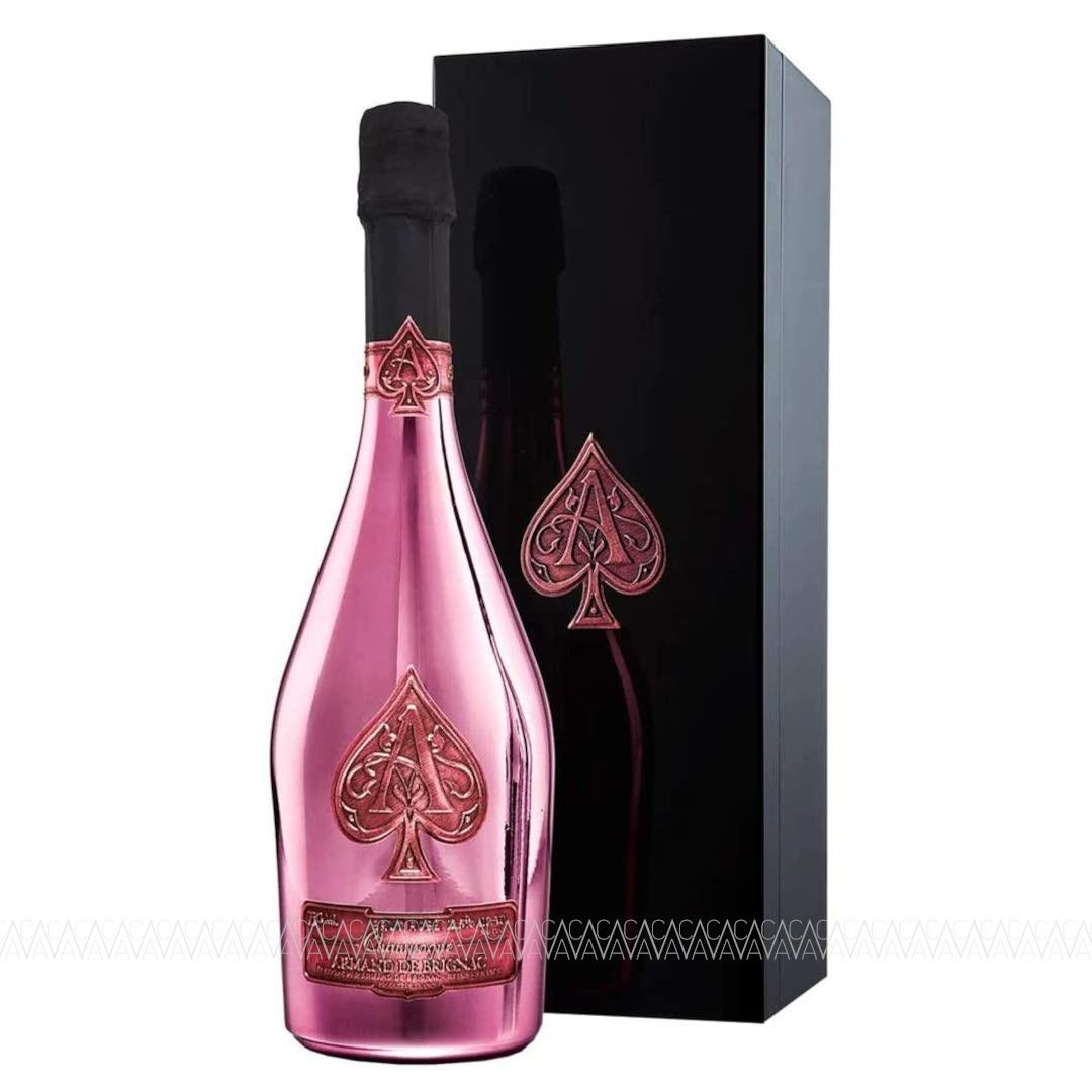 Armand de Brignac Rose Brut Champagne 750ml in Wooden Box