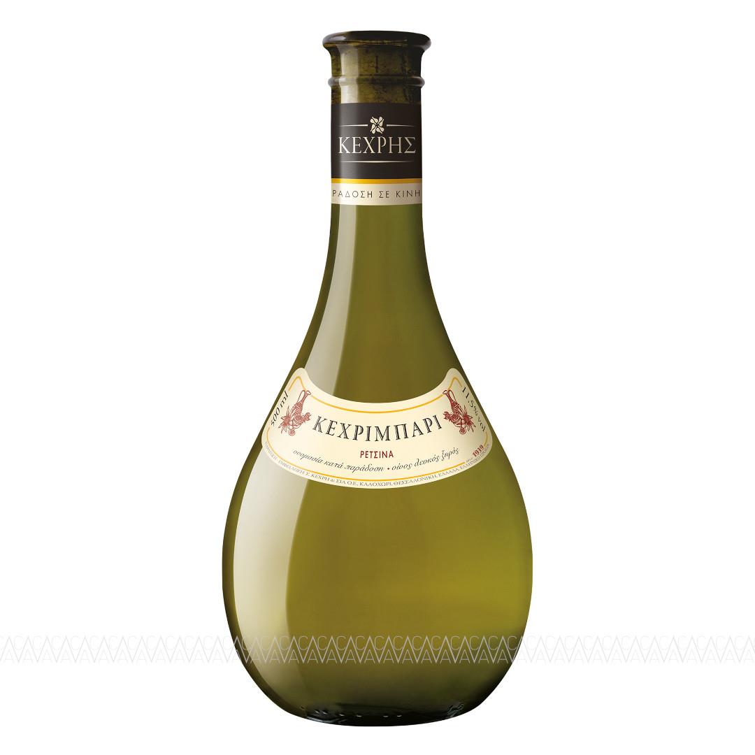 Κεχρής Κεχριμπάρι Ρετσίνα Λευκός Ξηρός Οίνος 500ml