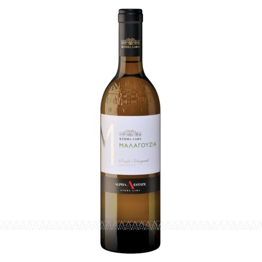Κτήμα Άλφα Μαλαγουζιά Λευκός Ξηρός Οίνος 750ml