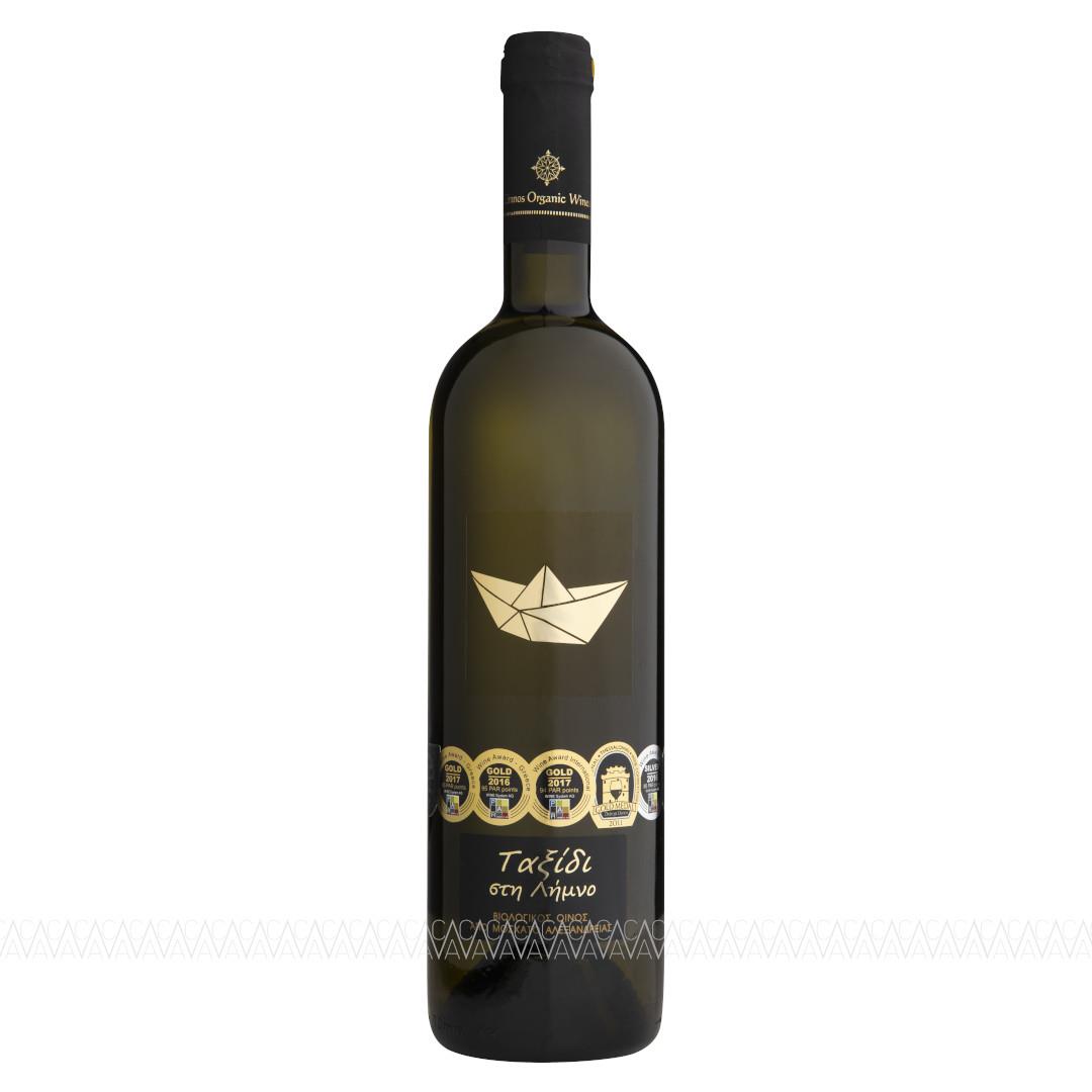 Limnos Organic Wines Ταξίδι Στη Λήμνο Λευκός Ξηρός Βιολογικός Οίνος 750ml