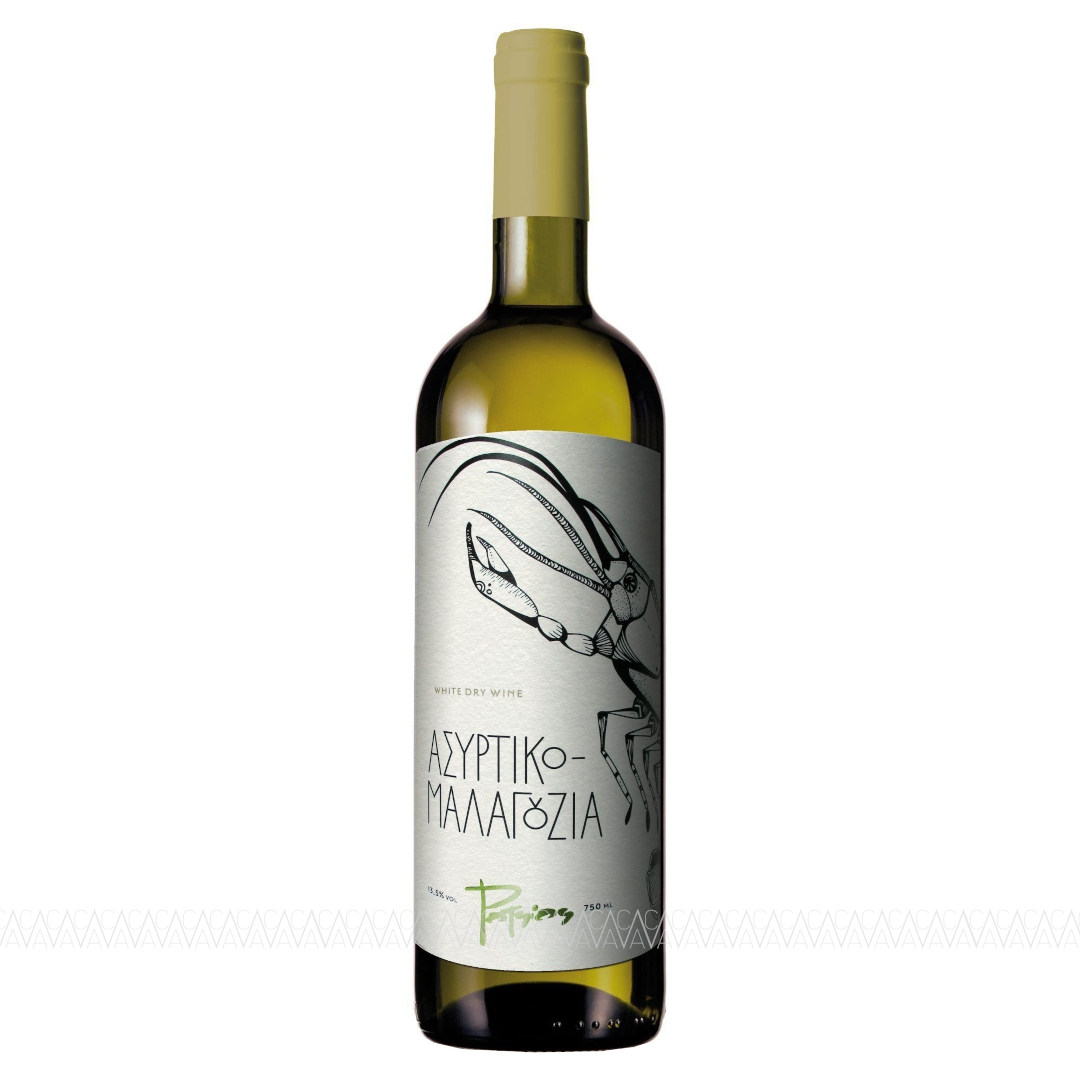 Πότσιος Καραβίδα Ασύρτικο & Μαλαγουζιά Λευκός Ξηρός Οίνος 750ml